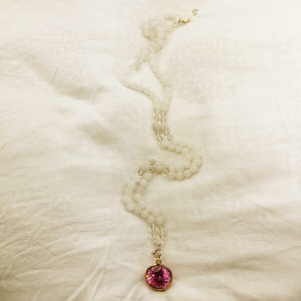 White Shimmer Mala