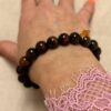 Lichtkristall Buddha Armband Holz