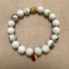 Lichtkristall Buddha Armband Marmor