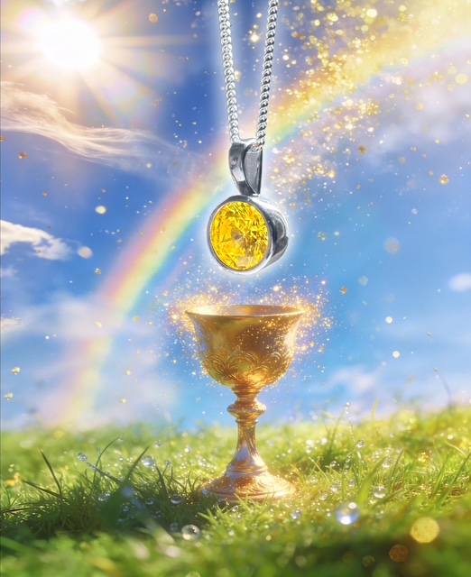 Goldener Gralstropfen